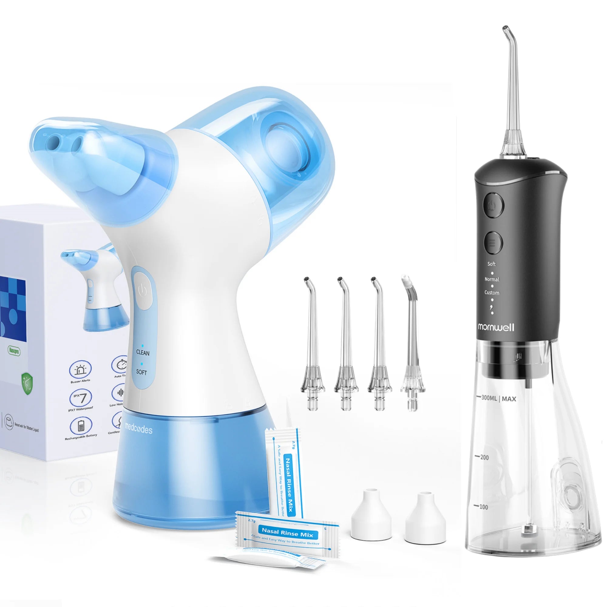 Electric Nasal Irrigation and Water Flosser Combo Set - 29
