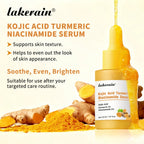Brightening Kojic Acid and Turmeric Face Serum for Glowing Skin