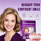 Comfort Fit Silicone Dentures for Instant Smile