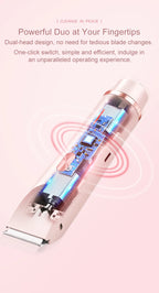Electric Waterproof Shaver for Women Bikini and Body Hair Removal
