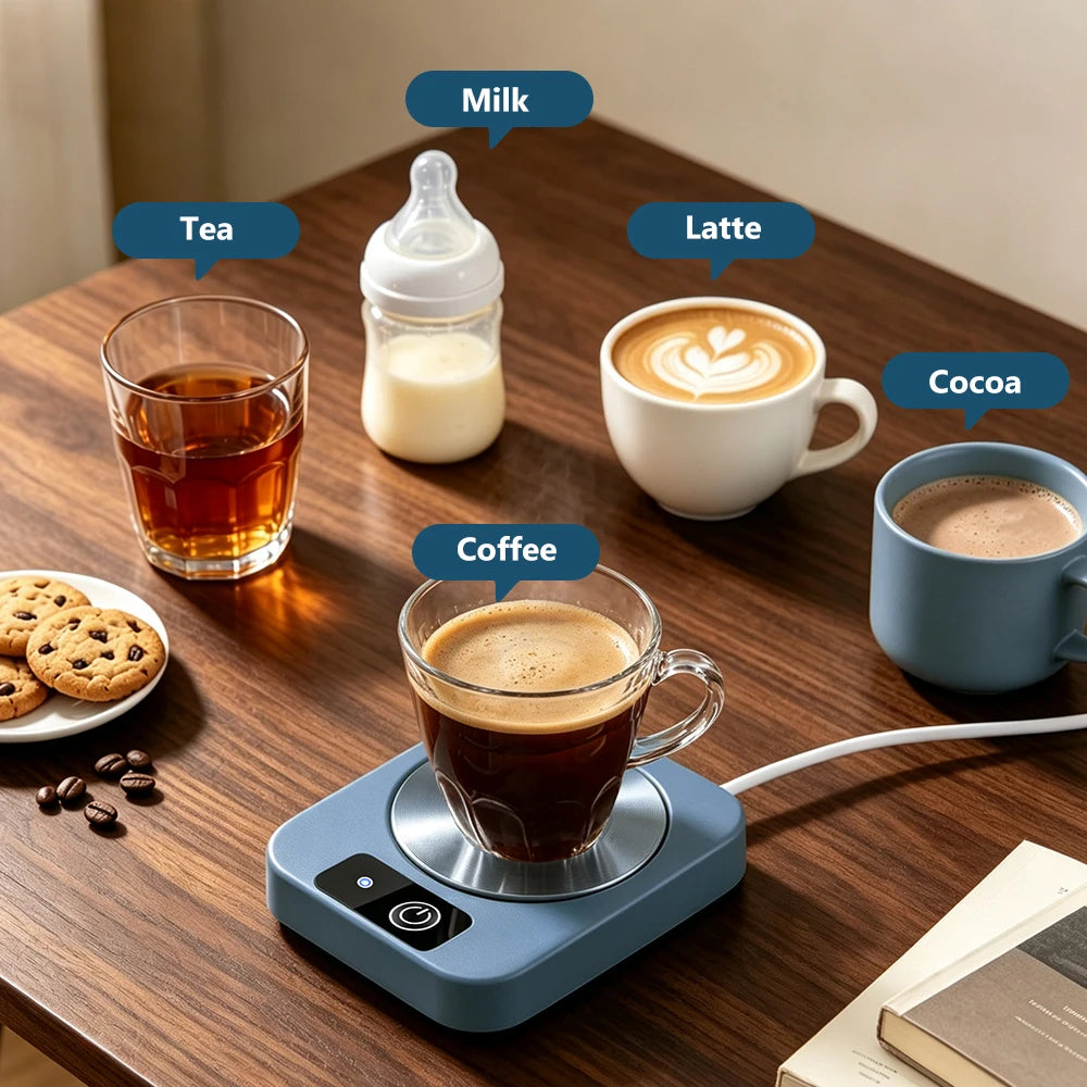 Electric Desktop Mug Warmer for Coffee and Tea