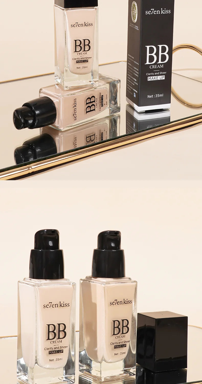 Se7en Kiss Moisturizing BB Cream Foundation Waterproof Liquid Makeup - 19