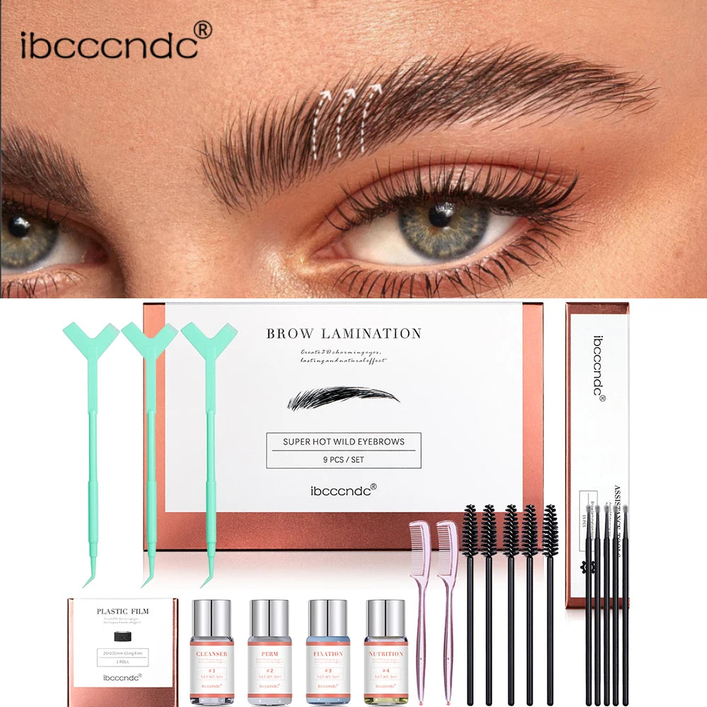 Professional Eyelash Lift and Brow Tinting Home Kit