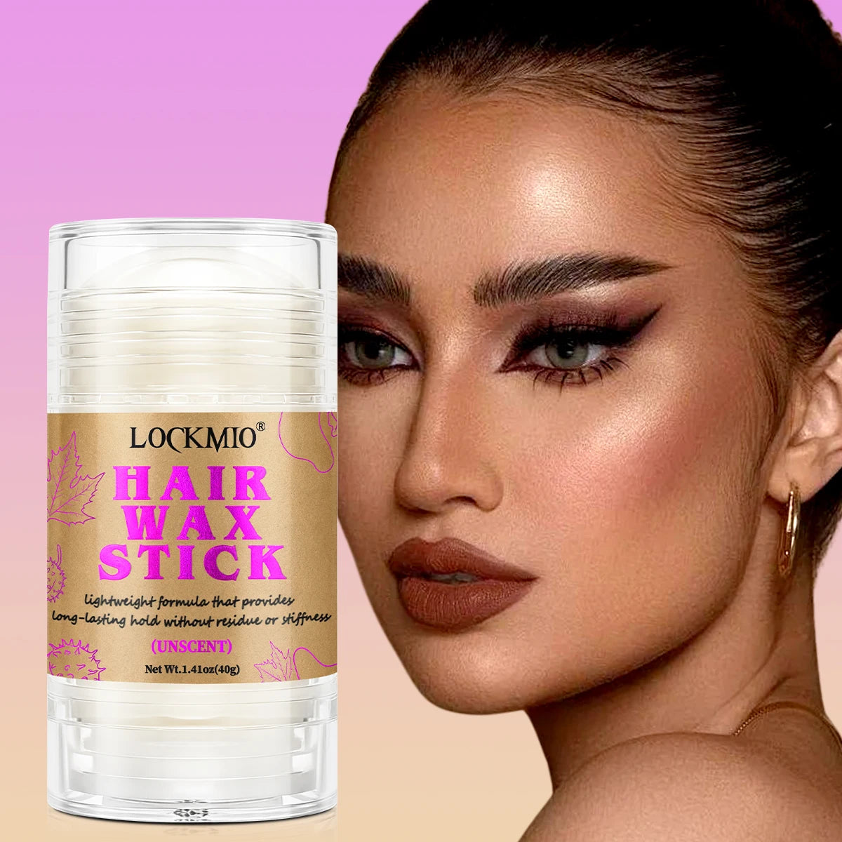 40g Hair Styling Wax Stick Finishing Cream for Flyaways