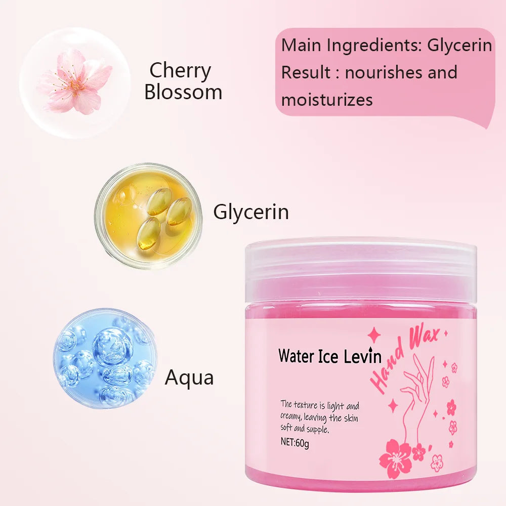 Cherry Blossom Moisturizing Hand Wax Exfoliating Skin Care Treatment