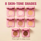 Matte Finish Oil-Control Pressed Powder with Mirror