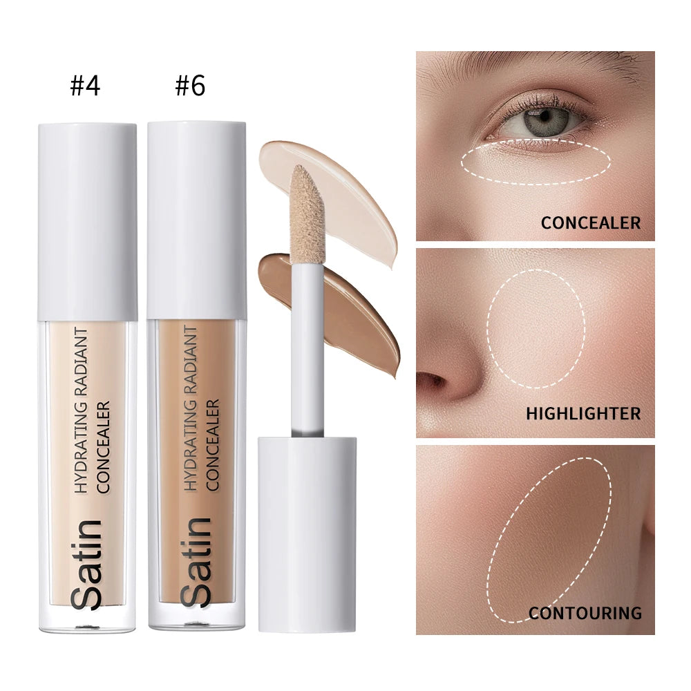 Full Coverage Matte Liquid Concealer for All Skin Types