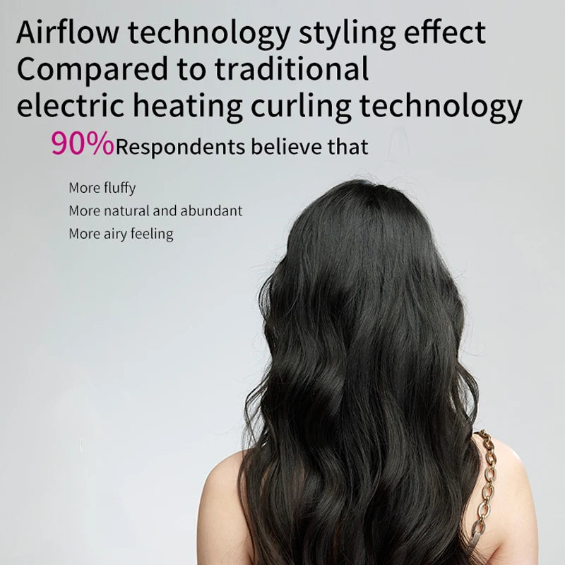 SenCiciMen 6 in 1 Hair Styler Curling Iron and Professional Dryer Brush