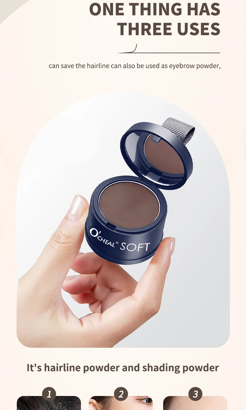 Ocheal Hairline Powder Waterproof Root Cover Up and Brow Stamp - 18