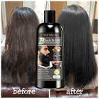 100ml Black Hair Dye Shampoo 10-in-1 Natural Nourishing Coloring