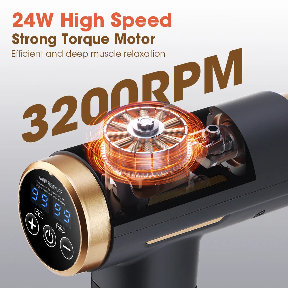 Portable Deep Tissue Percussion Muscle Massage Gun