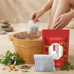 Herbal Mugwort Foot Bath Soak for Relaxation and Sleep