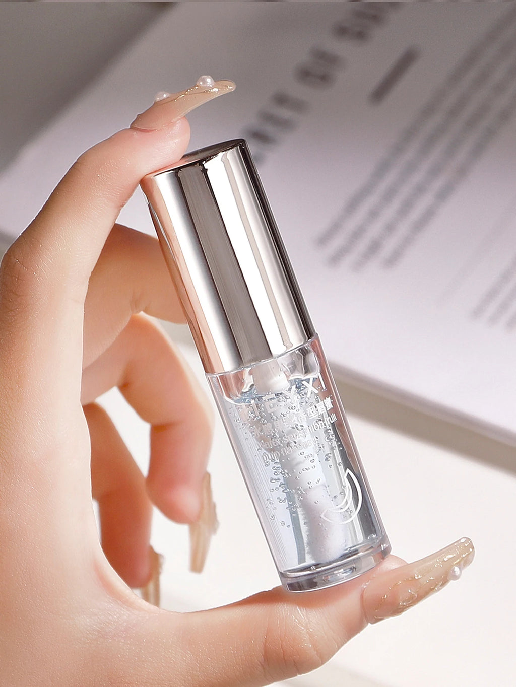 Fruit Pulp Moisturizing Lip Gloss Hydrating Tinted Lip Oil