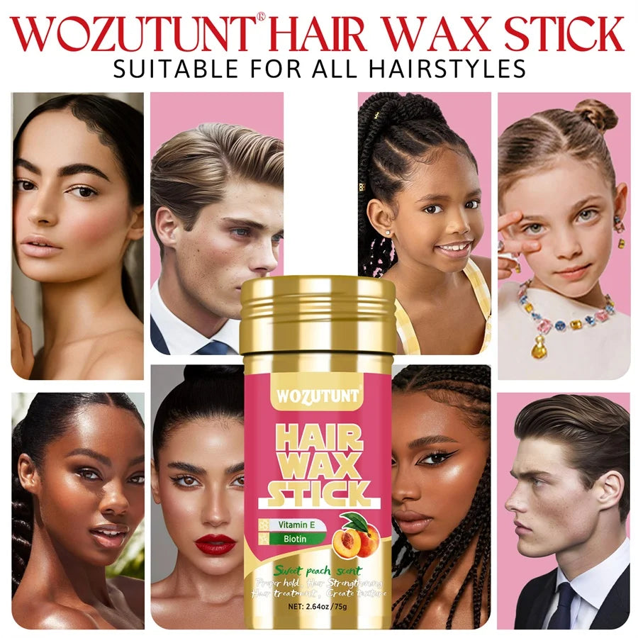 Hair Wax Stick with Styling Brush for Flyaway Control and Smoothing - 14