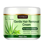 YUITIKUE Aloe Green Tea Hair Removal Cream Gentle Body Depilatory 60g