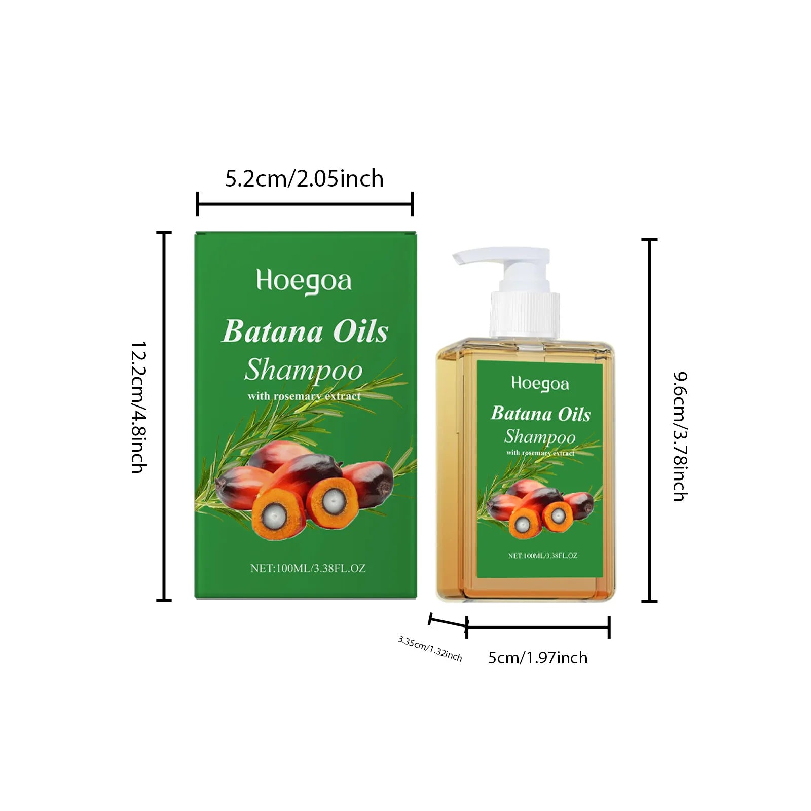 Batana Oil and Rosemary Hair Growth Shampoo 100ml