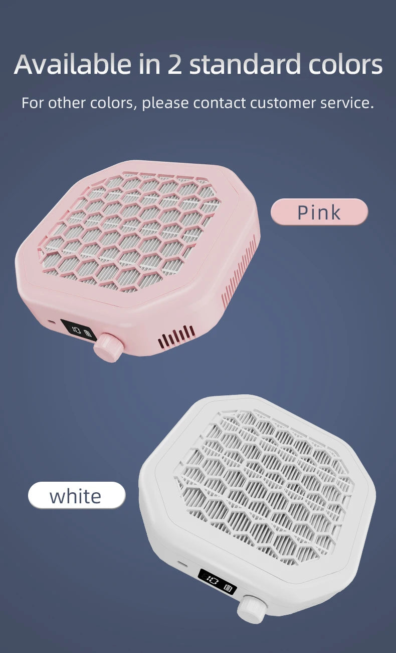 Rechargeable Cordless Nail Dust Collector for Manicures
