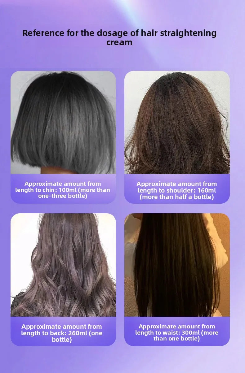 260ml RUY Hair Straightening Cream with Integrated Comb Applicator