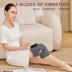 Cordless Heated Vibration Knee Massager for Joint Pain Relief