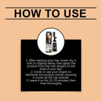One-Step Hair Straightening Cream with Built-In Comb