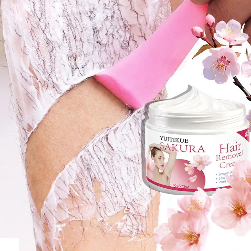 Sakura Plant-Based Hair Removal Cream 60g