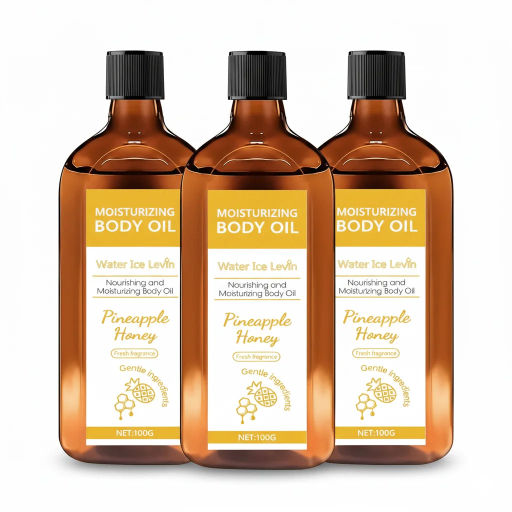 Pineapple Honey Moisturizing Body Oil Hydrating Skincare Treatment