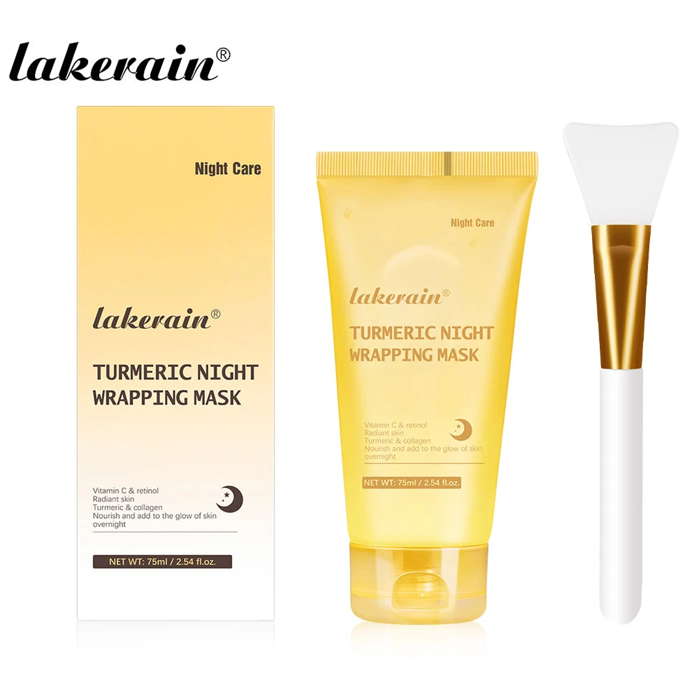 Collagen and Turmeric Overnight Wrapping Peel Off Face Mask Duo - 37