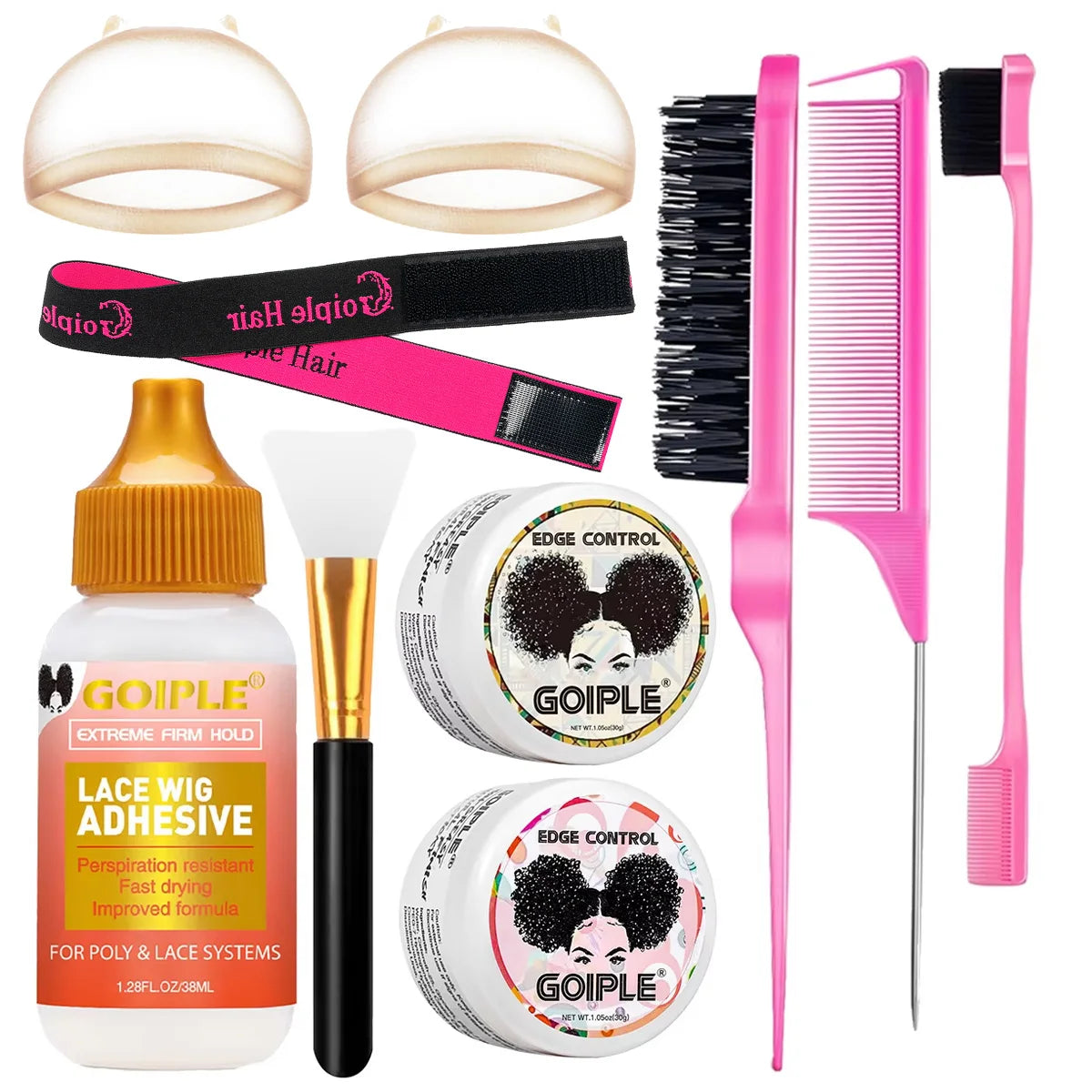 9 Piece Lace Wig Adhesive and Edge Control Installation Kit