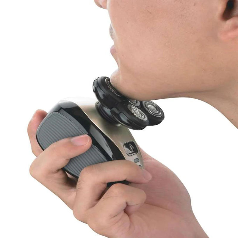 5 in 1 Electric Rotary Shaver Waterproof Beard Trimmer and Grooming Kit