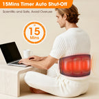 Cordless Heated Back Massage Belt with Air Compression
