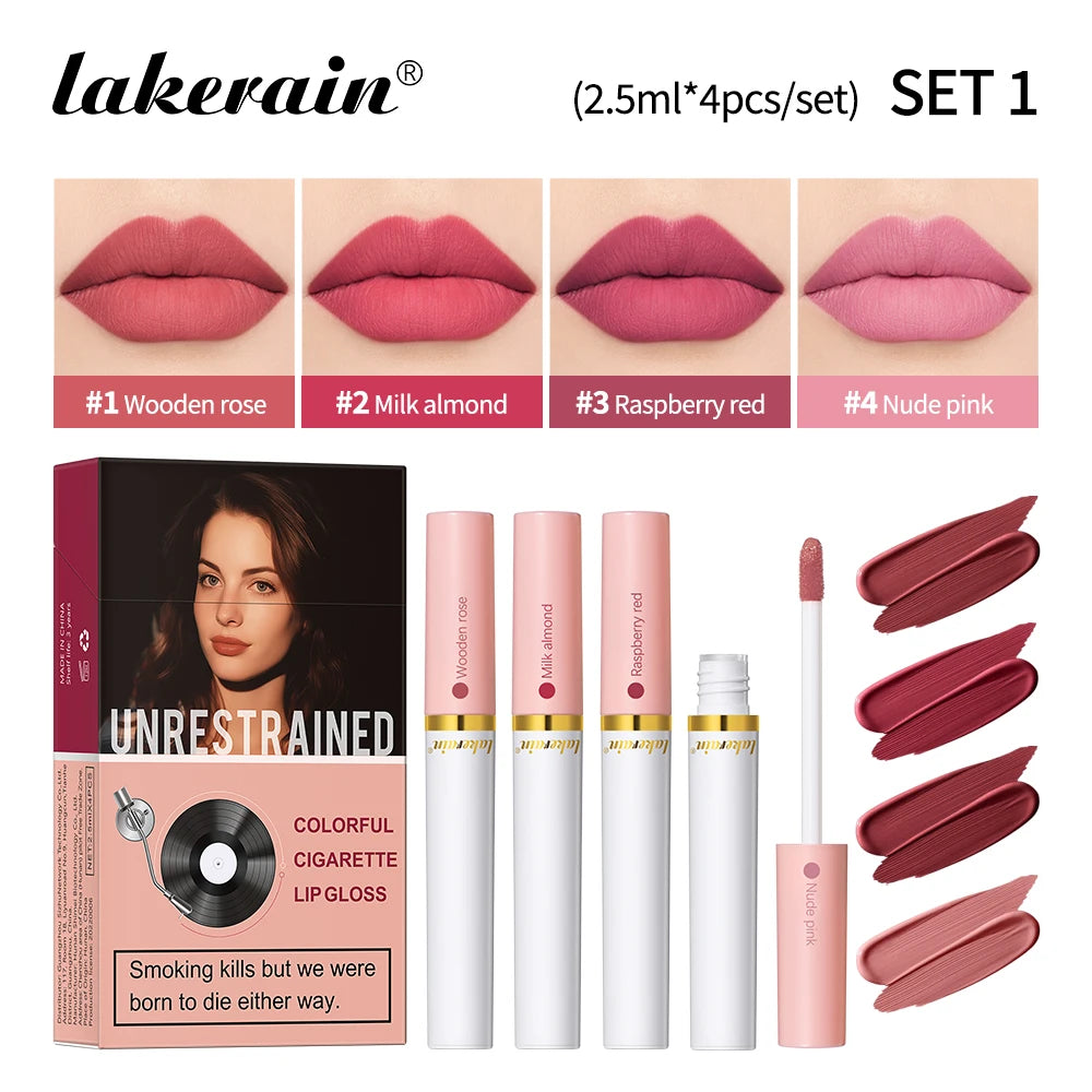 Matte Velvet Cigarette Lip Tint Set - 21