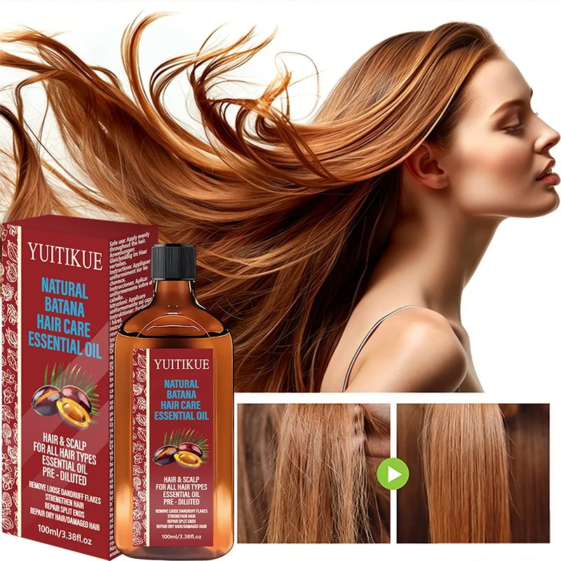 Natural Batana Hair Essential Oil 100ml Cold Pressed Scalp Treatment