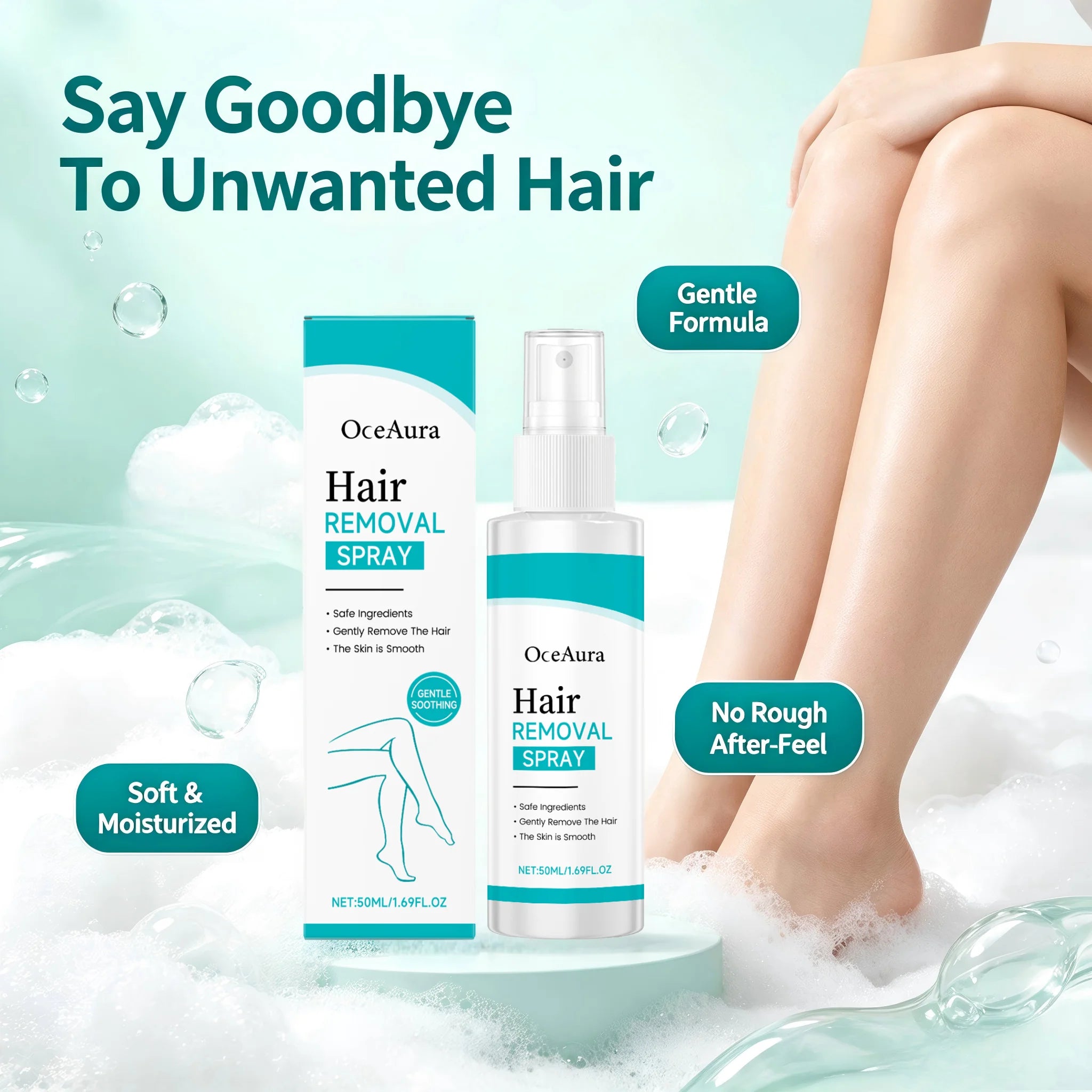 Painless Hair Removal Spray for Body and Legs - 5