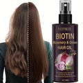 Biotin Rosemary and Onion Hair Oil for Damaged Dry Split Hair Repair