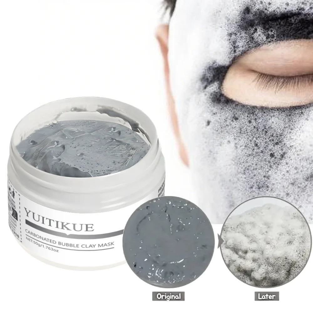YUITIKUE Carbonated Bubble Clay Mask Pore Cleansing Face Treatment 50g - 6