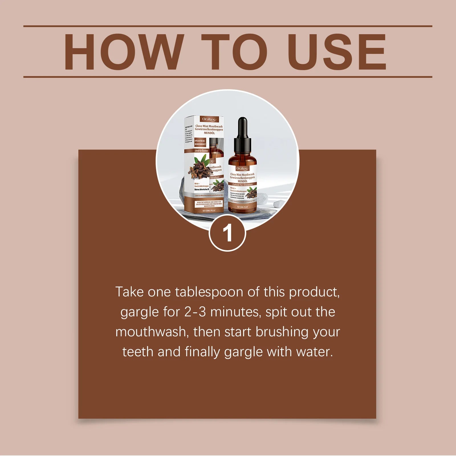 Clove Mint Mouthwash for Bad Breath and Oral Hygiene - 21