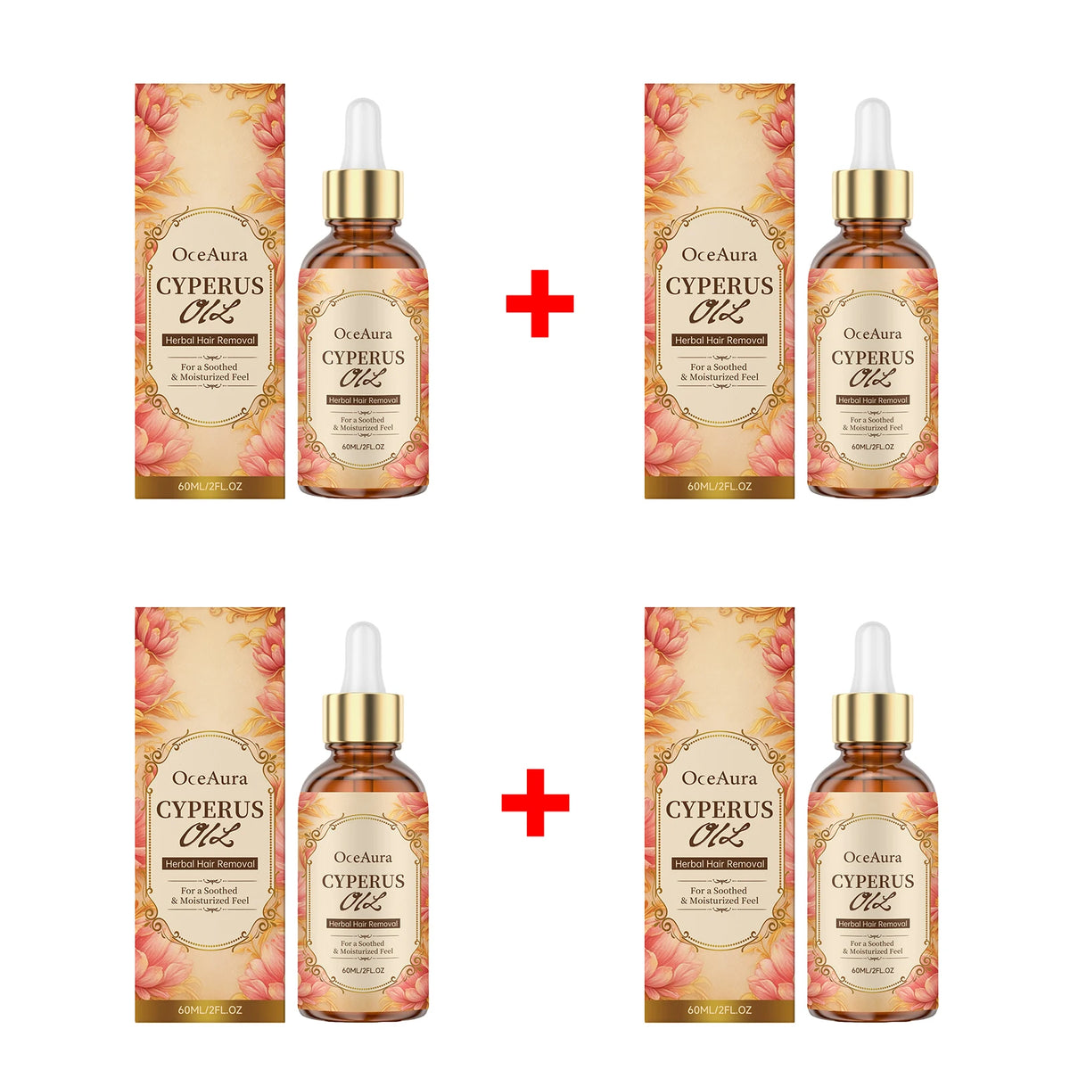 Herbal Cyperus Oil Hair Growth Inhibitor and Soothing Serum