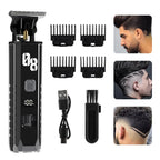 Professional Cordless Hair Trimmer with Digital Display