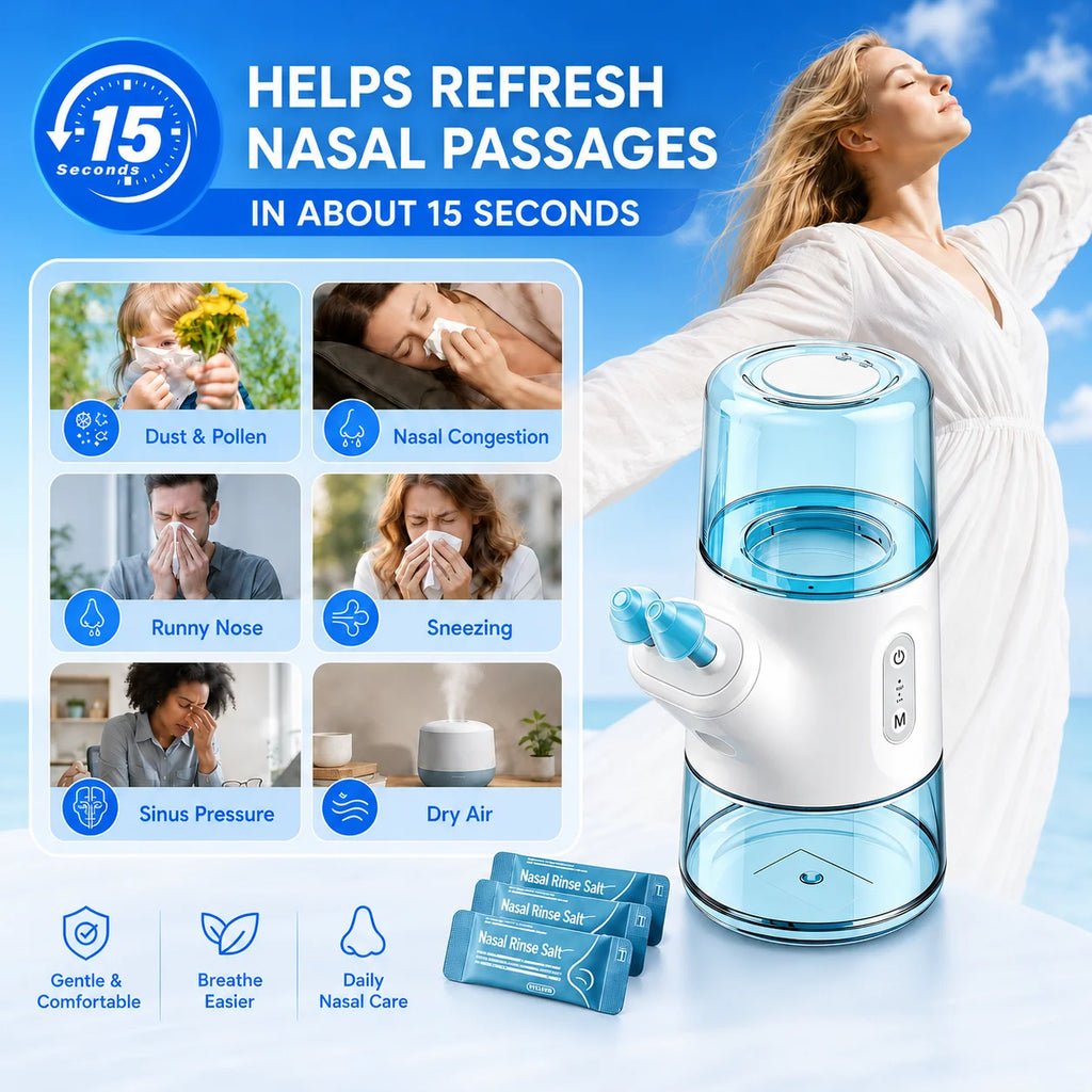 Portable Electric Nasal Irrigator for Sinus Relief
