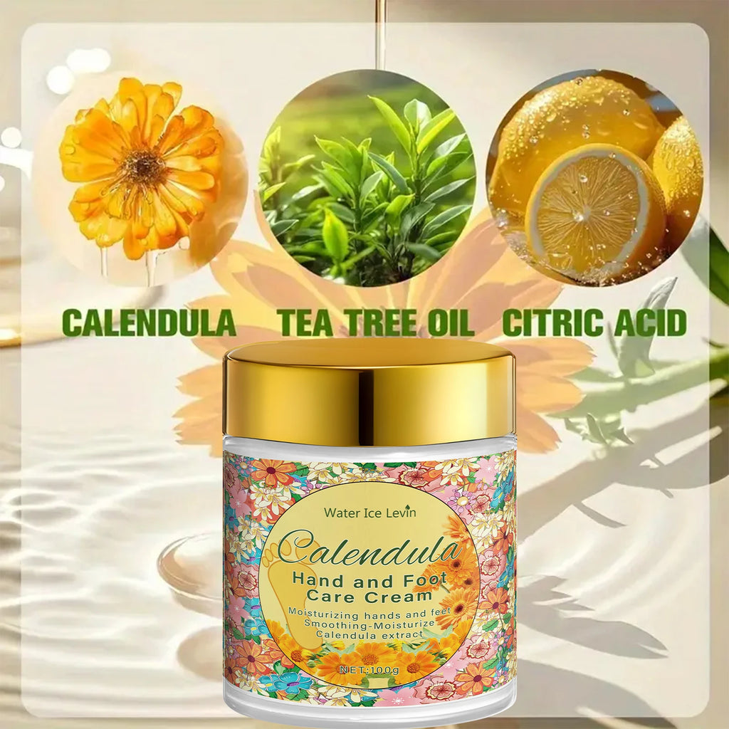 Calendula Hand and Foot Cream Intense Moisturizer for Dry Cracked Skin