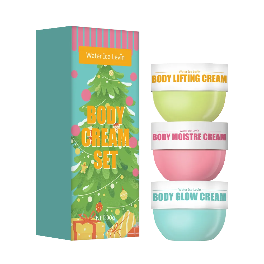 Water Ice Levin Body Glow Cream Firming and Moisturizing Lifting Set