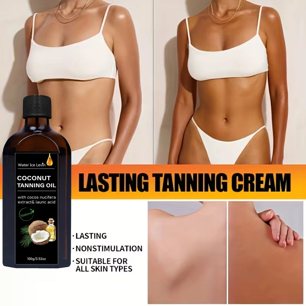 Coconut Tanning Oil Natural Moisturizing Skin Care Body Oil 100ml