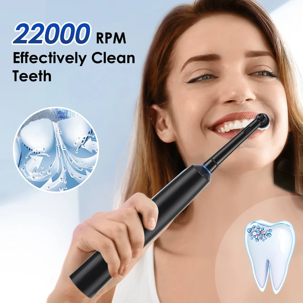 Rechargeable Rotating Electric Toothbrush with 4 Replacement Heads