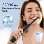 Rechargeable Rotating Electric Toothbrush with 4 Replacement Heads