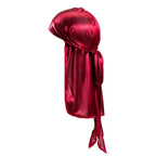 Silk Durag for Men Wave Cap Adjustable Breathable Hair Pirate Hat