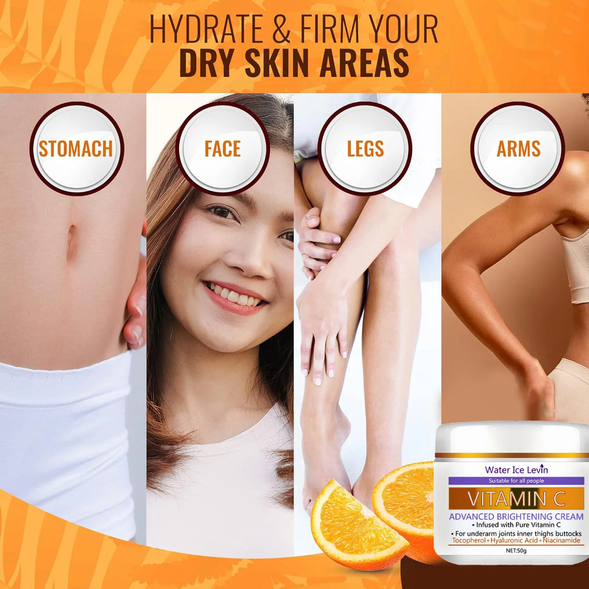 Vitamin C Brightening Cream for Dark Spots Underarm and Body Care