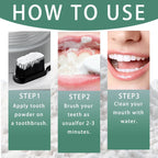 Yuitikue Teeth Whitening Powder Natural Mint Dental Stain Remover 80g