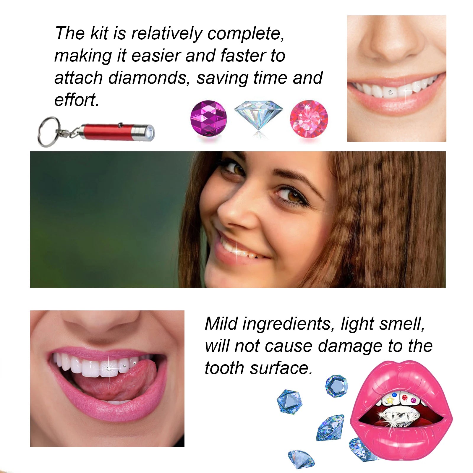 DIY Tooth Gem Kit for Sparkling Teeth Jewelry - 16