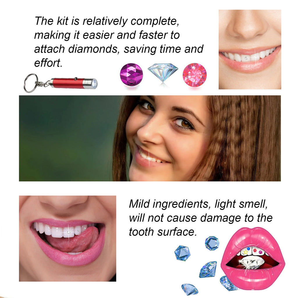 DIY Tooth Gem Kit for Sparkling Teeth Jewelry
