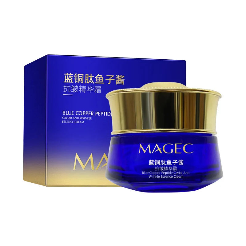 Blue Copper Peptide Caviar Face Cream Anti Aging Firming Moisturizer - 12